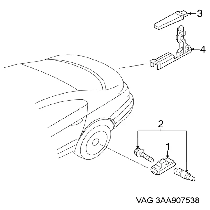 3AA907538 VAG
