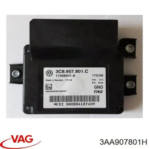 3AA907801H VAG Módulo del freno de estacionamiento electromecánico