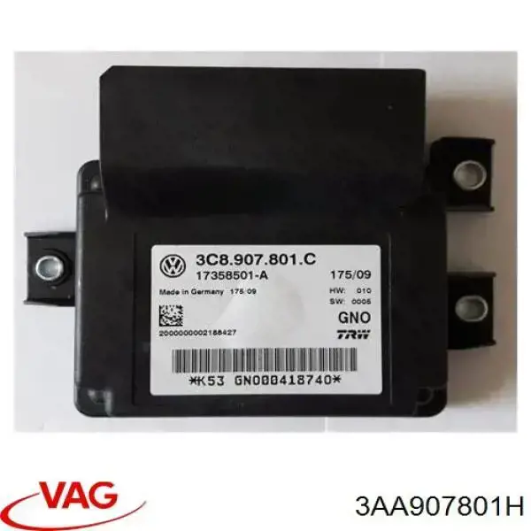 Módulo del freno de estacionamiento electromecánico VAG 3AA907801H precio, desde 98,74 EUR
