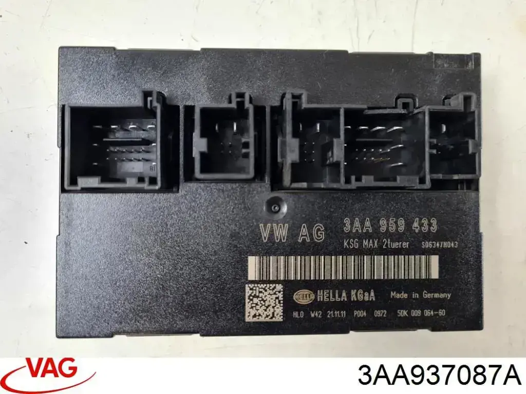 Módulo de confort 3AA937087A VAG