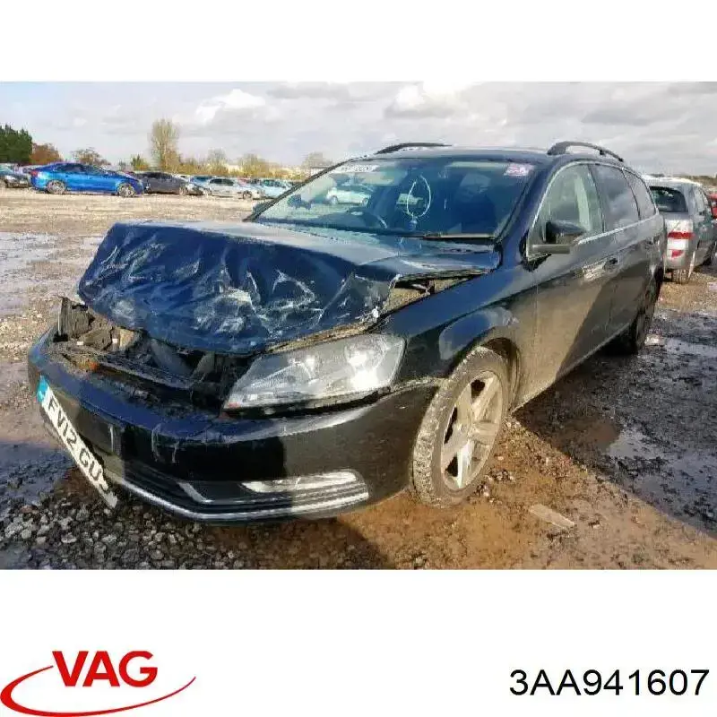 Cubierta trasera del faro VAG 3AA941607