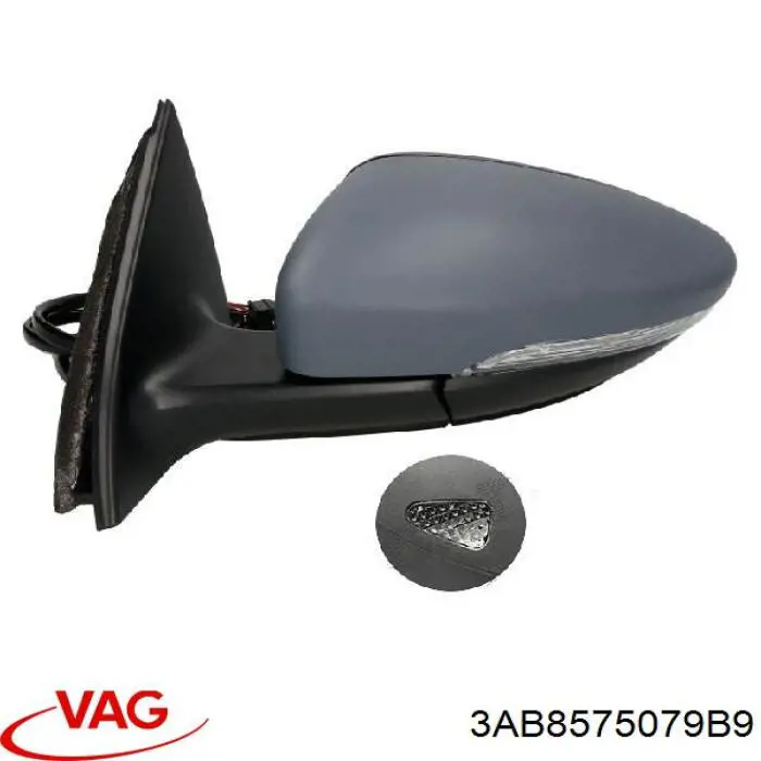 Retrovisor izquierdo VAG 3AB8575079B9