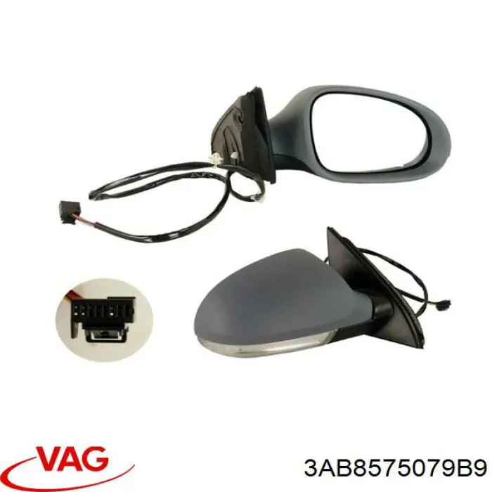 Espejo de retrovisor izquierdo 3AB857507F VAG