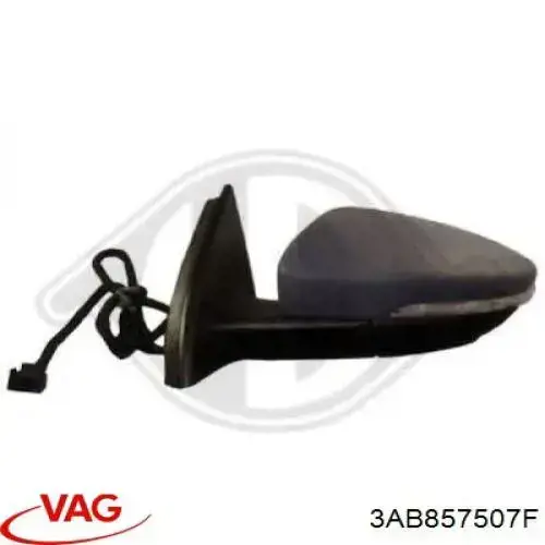 Retrovisor izquierdo Volkswagen Passat B7, 365