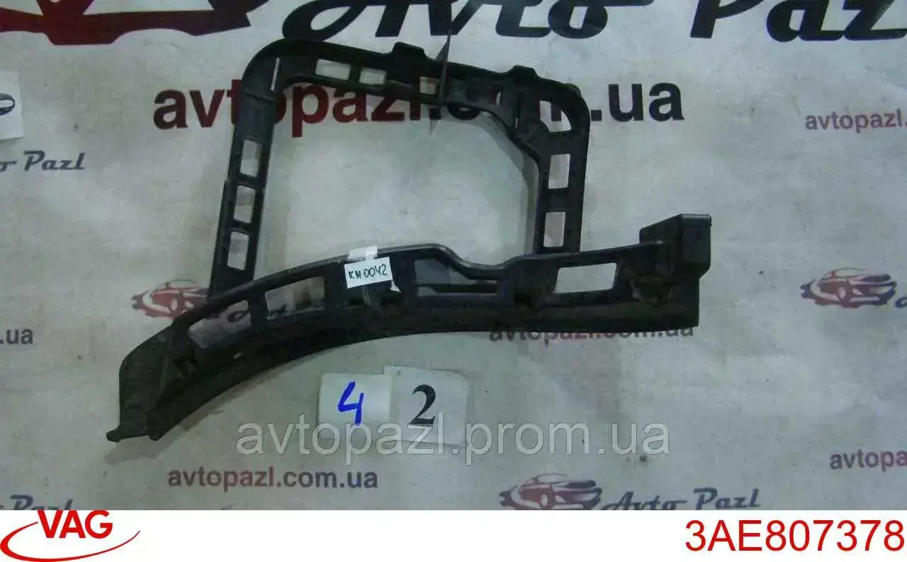 Comprar 3AE807378 VAG Soporte exterior derecho del parachoques trasero