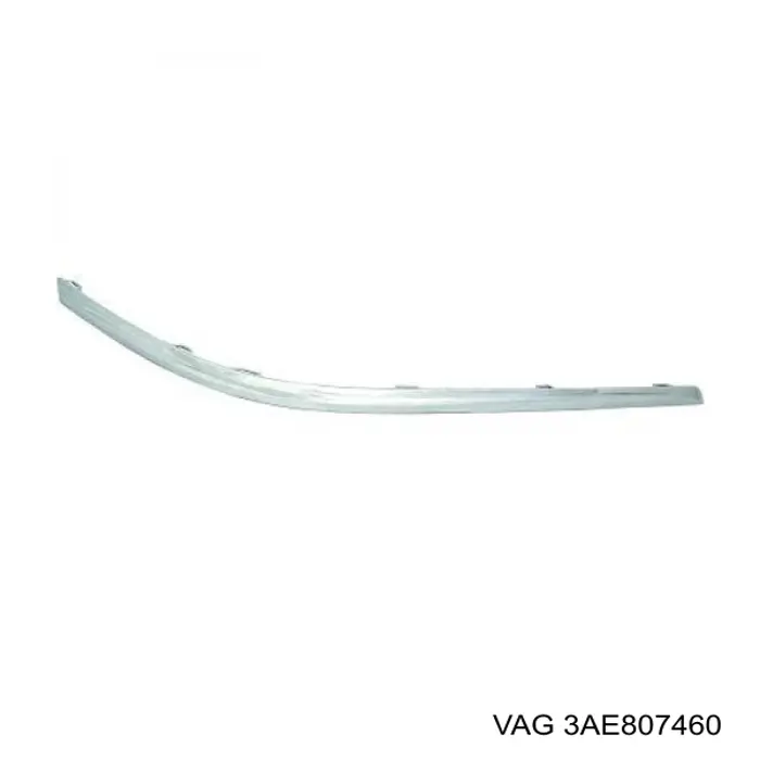 Moldura de parachoques trasero derecho VAG 3AE807460 precio, desde 19,89 EUR