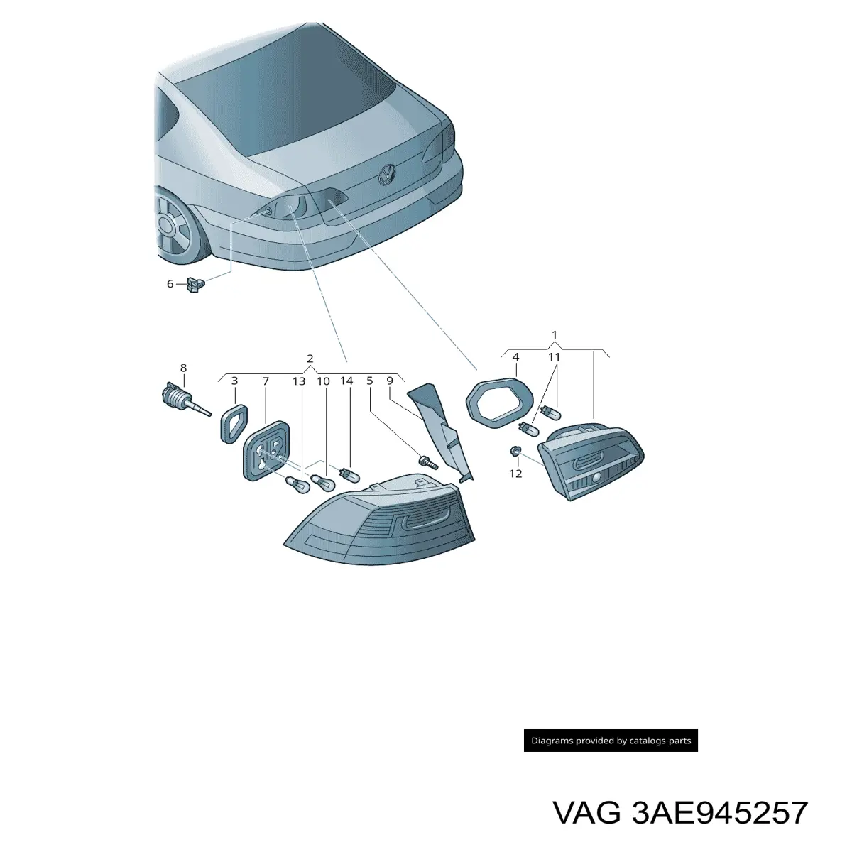 Comprar 3AE945257 VAG 