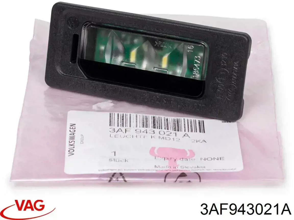 Luces LED de matricula VAG 3AF943021B