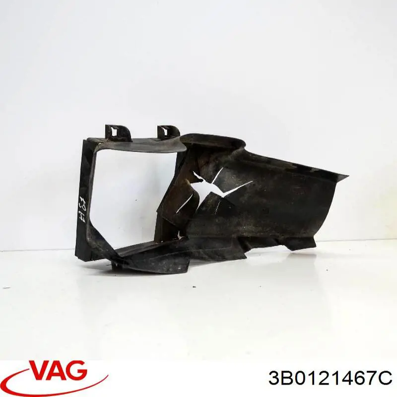 Difusor de intercooler 3B0121467C VAG