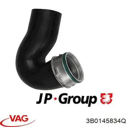 3B0145834Q VAG tubo flexible de aire de sobrealimentación inferior