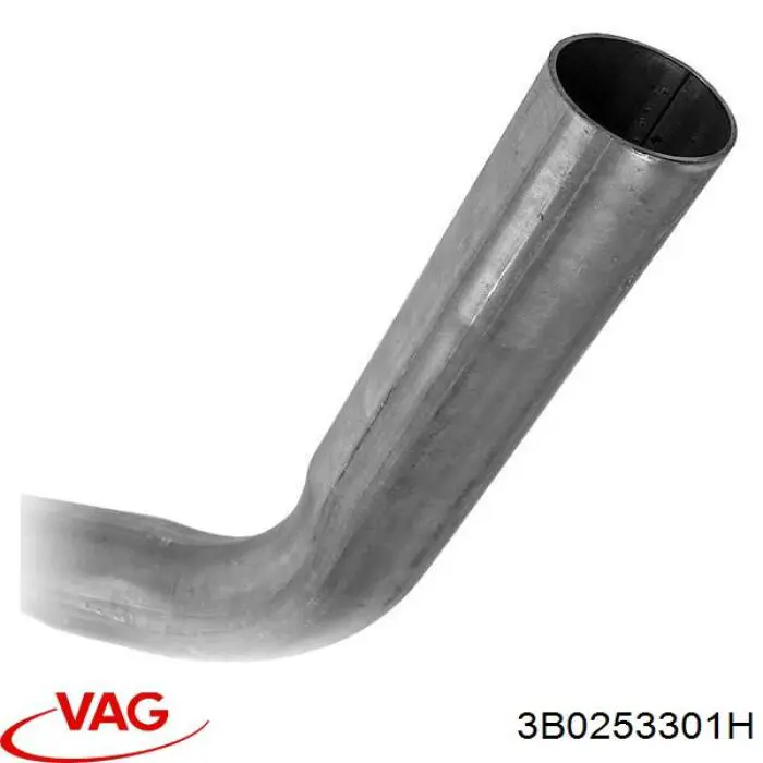 Tubo intermedio de escape 3B0253301H VAG