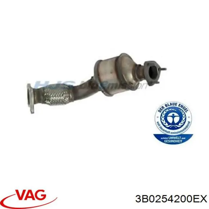 3B0254200EX VAG Catalizador de gasolina y diésel