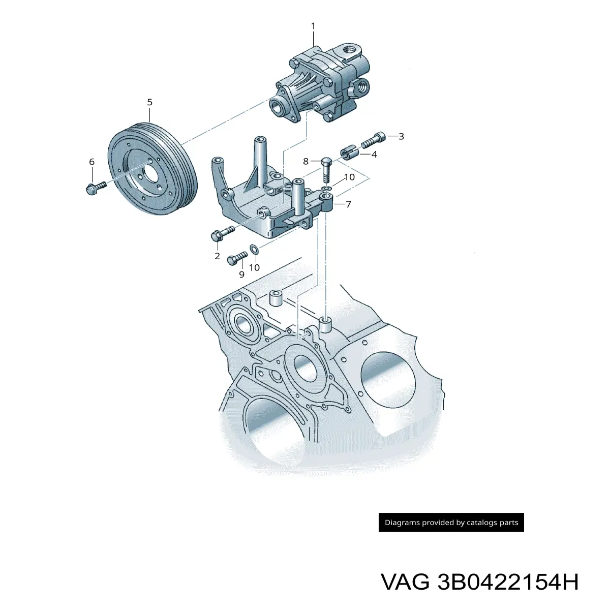 Comprar 3B0422154H VAG Bomba servodireccion