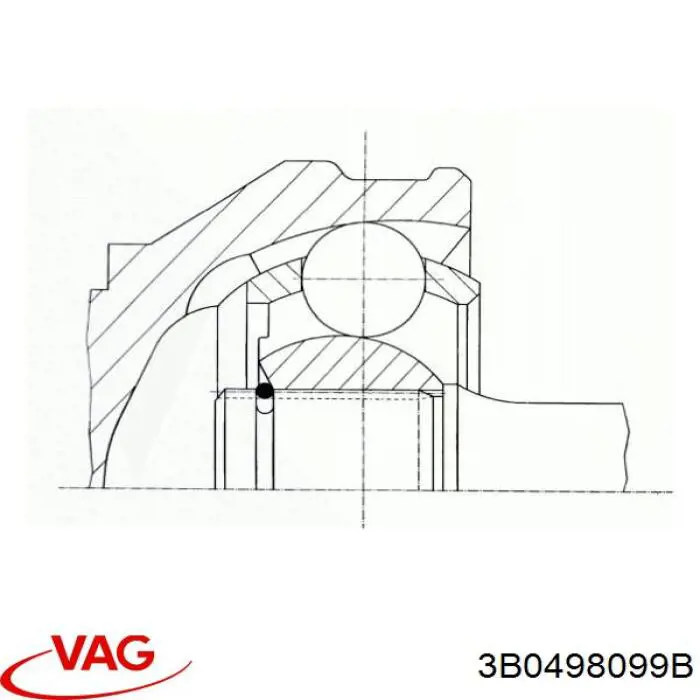 Comprar 3B0498099B VAG Junta homocinetica