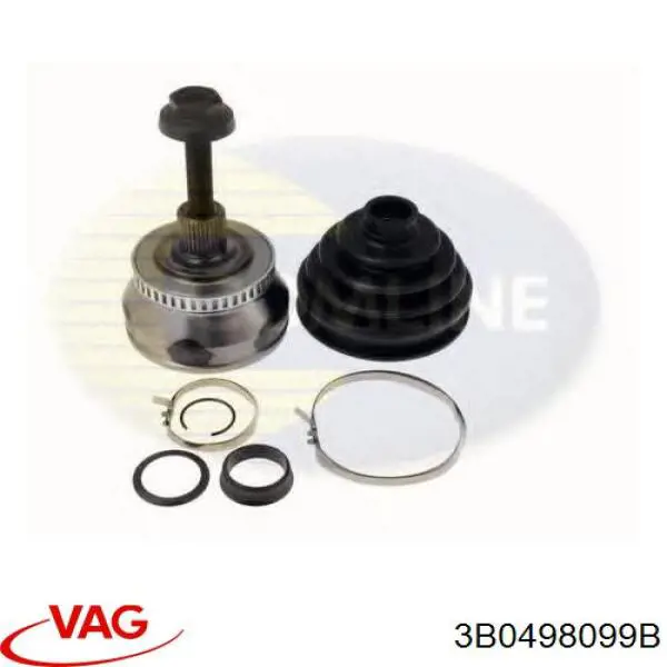 Junta homocinética exterior delantera VAG 3B0498099B
