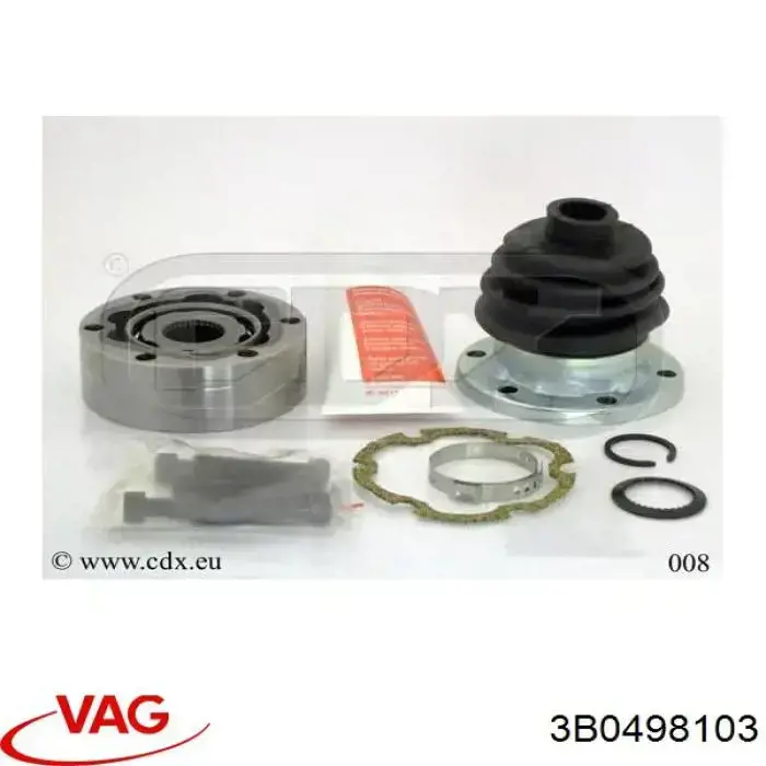 Comprar 3B0498103 VAG Junta homocinética interna delantera