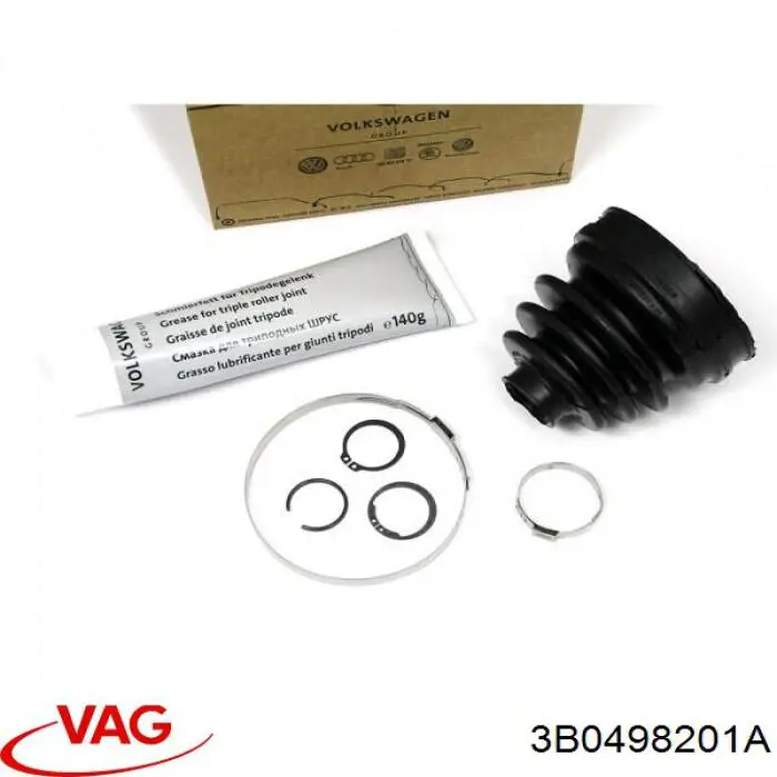 Fuelle, junta homocinética interior derecha delantera VAG 3B0498201A precio, desde 14,71 EUR