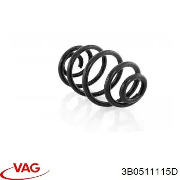 Muelle de suspensión trasero VAG 3B0511115D precio, desde 27,33 EUR