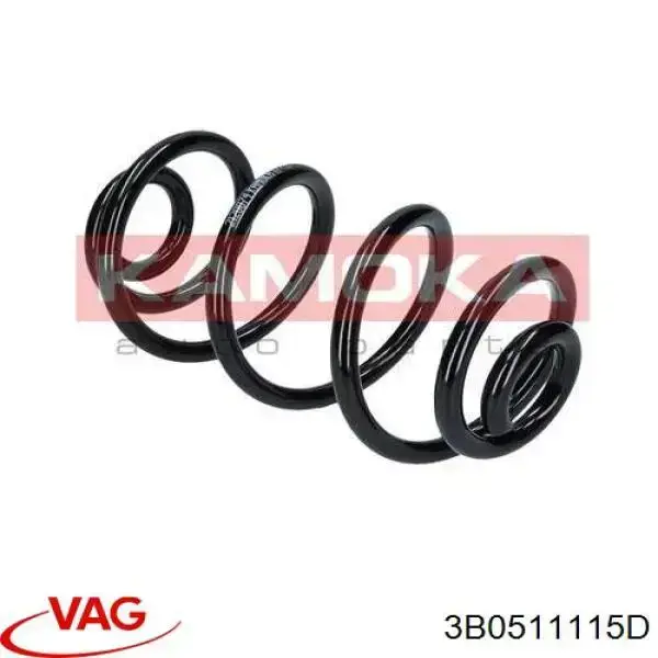 Comprar 3B0511115D VAG Muelle de eje trasero