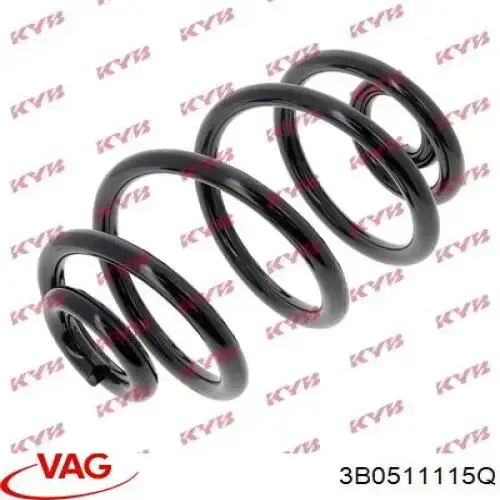 3B0511115Q VAG Muelle trasero