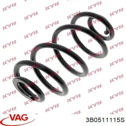 Muelle de suspensión trasero VAG 3B0511115S precio, desde 25,66 EUR