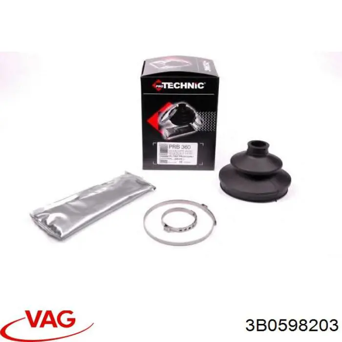 Fuelle exterior del eje de transmisión trasero VAG 3B0598203 precio, desde 5,10 EUR