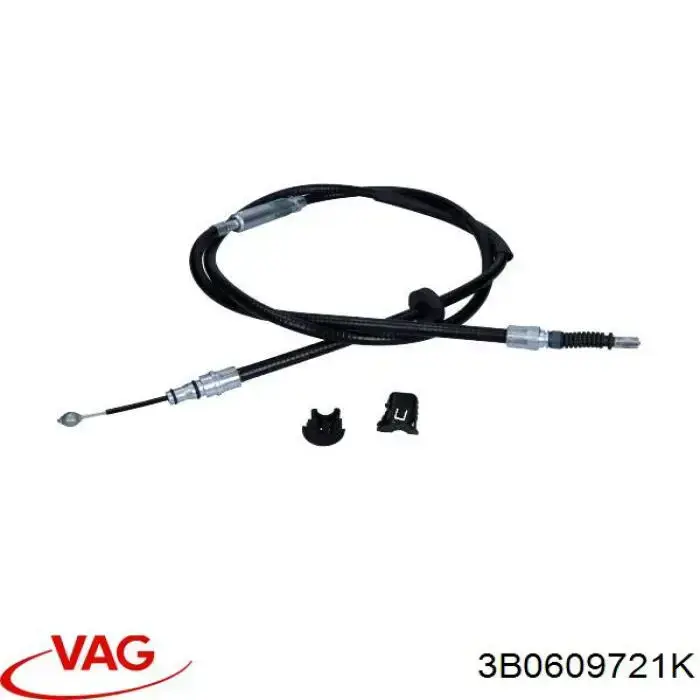 3B0609721K VAG cable de freno de mano trasero derecho/izquierdo