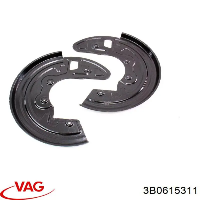 Comprar 3B0615311 VAG Protector del disco de freno delantero izquierdo