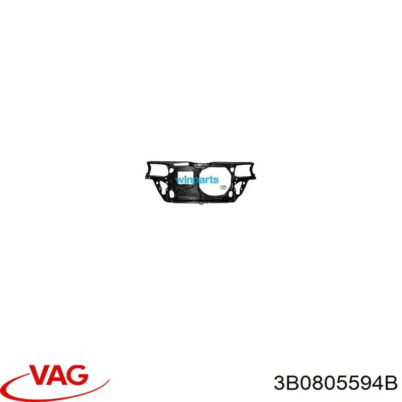 VW09100905000 API soporte de radiador vertical (panel de montaje para foco)
