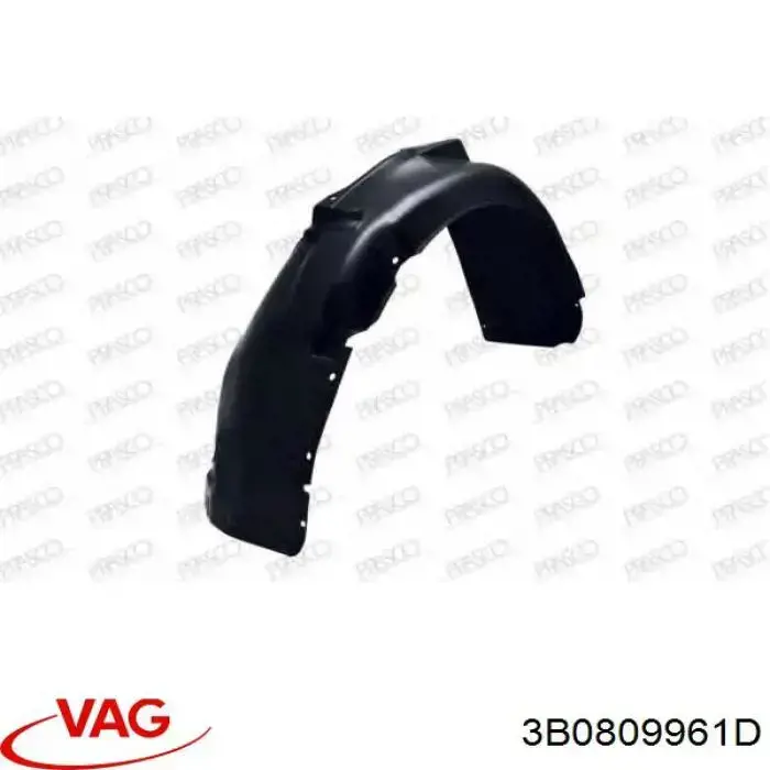 Guardalodos interior izquierdo, guardafango delantero VAG 3B0809961D precio, desde 23,58 EUR