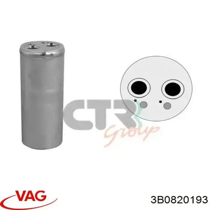 3B0820193 VAG Filtro deshidratante aire acondicionado
