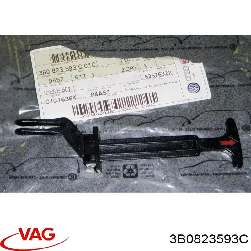 Comprar 3B0823593C VAG Cristal de la ventanilla fija de la puerta trasera derecha