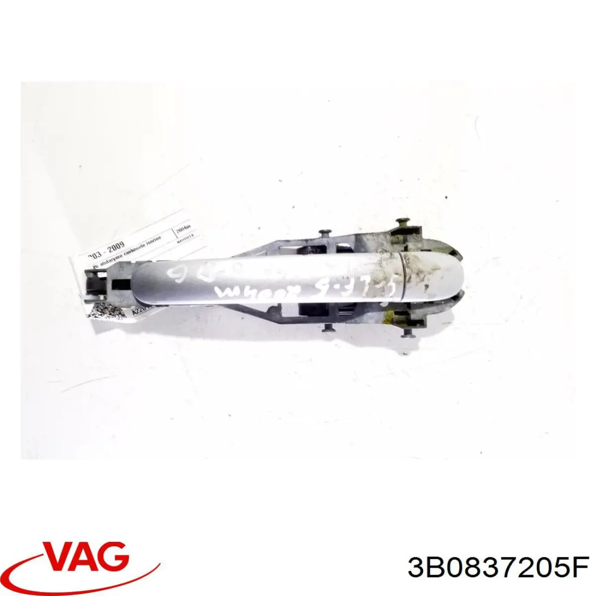 3B0837205F VAG tirador de puerta exterior delantero