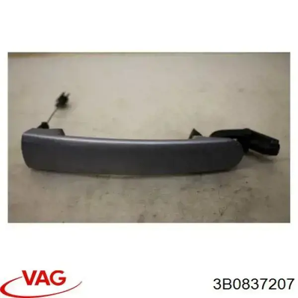 Manija exterior de puerta delantera 3B0837207 VAG
