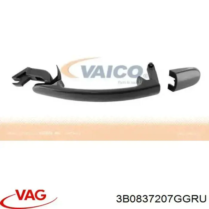 3B0837207GGRU VAG Manilla de puerta exterior delantero