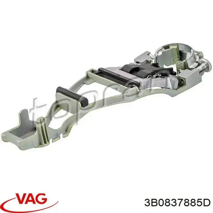 Soporte de manija exterior de puerta delantera izquierda 3B0837885D VAG