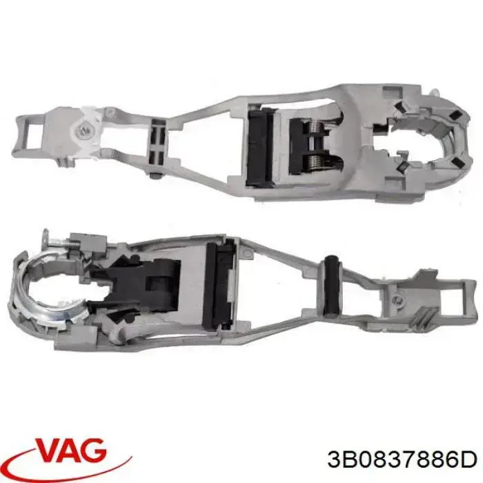 Comprar 3B0837886D VAG Soporte de manija exterior de puerta delantera derecha