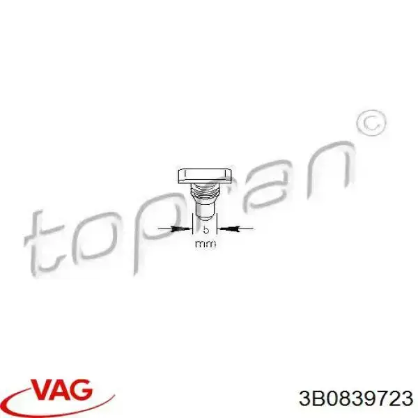 Clip de sello de puerta VAG 3B0839723 precio, desde 0,92 EUR