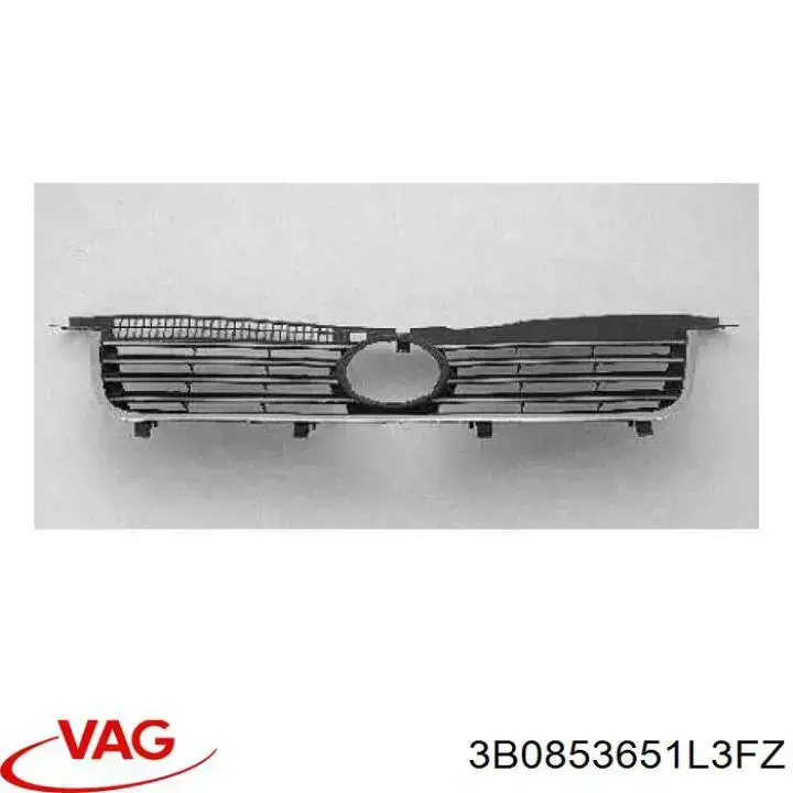 Rejilla VAG 3B0853651H3FZ