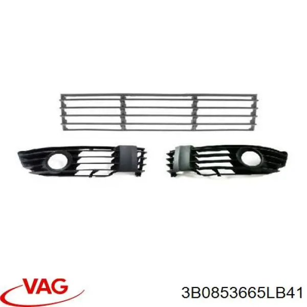 Tapa de rejilla de faro antiniebla delantero izquierdo VAG 3B0853665LB41 precio, desde 11,36 EUR