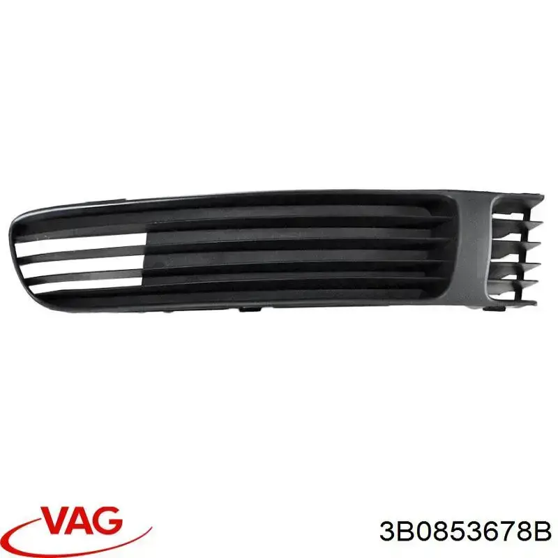 Comprar 3B0853678B VAG Rejilla derecha del parachoques delantero