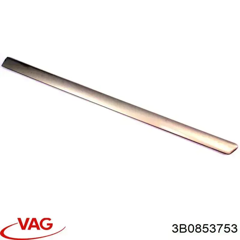 3B0853753 VAG moldura de puerta trasera izquierda superior