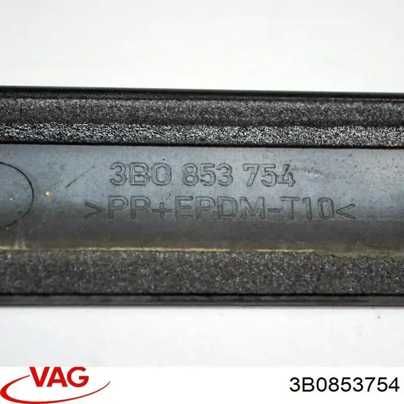 3B0853754 VAG moldura de puerta trasera derecha superior