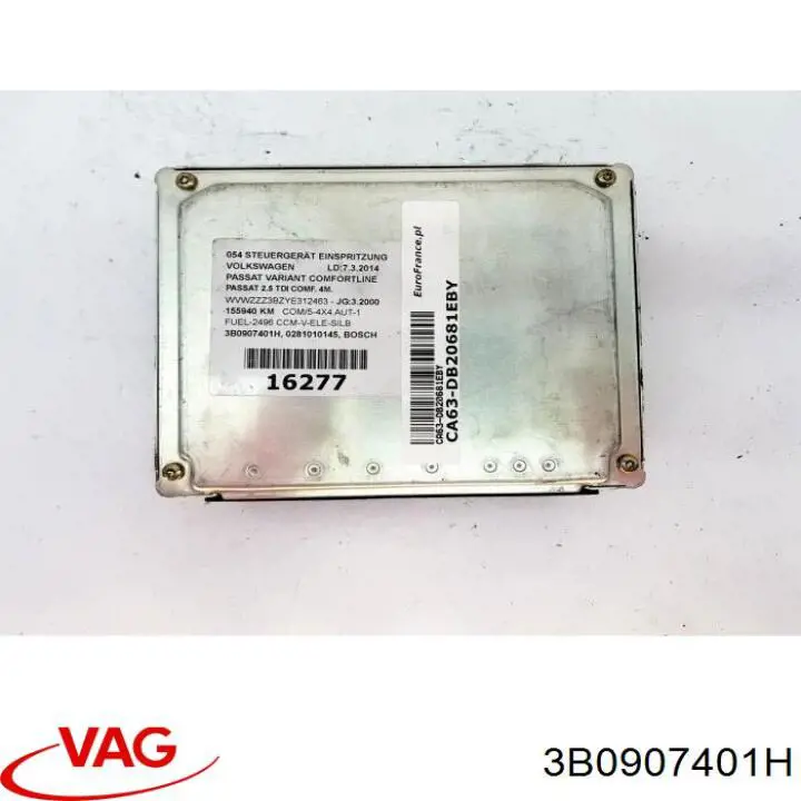  VAG 3B0907401H precio, desde  