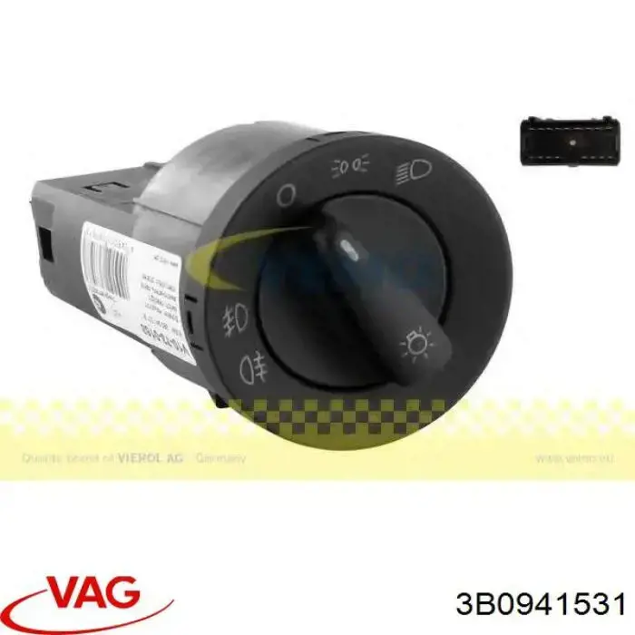Interruptor de luces en el tablero VAG 3B094153101C precio, desde 29,04 EUR
