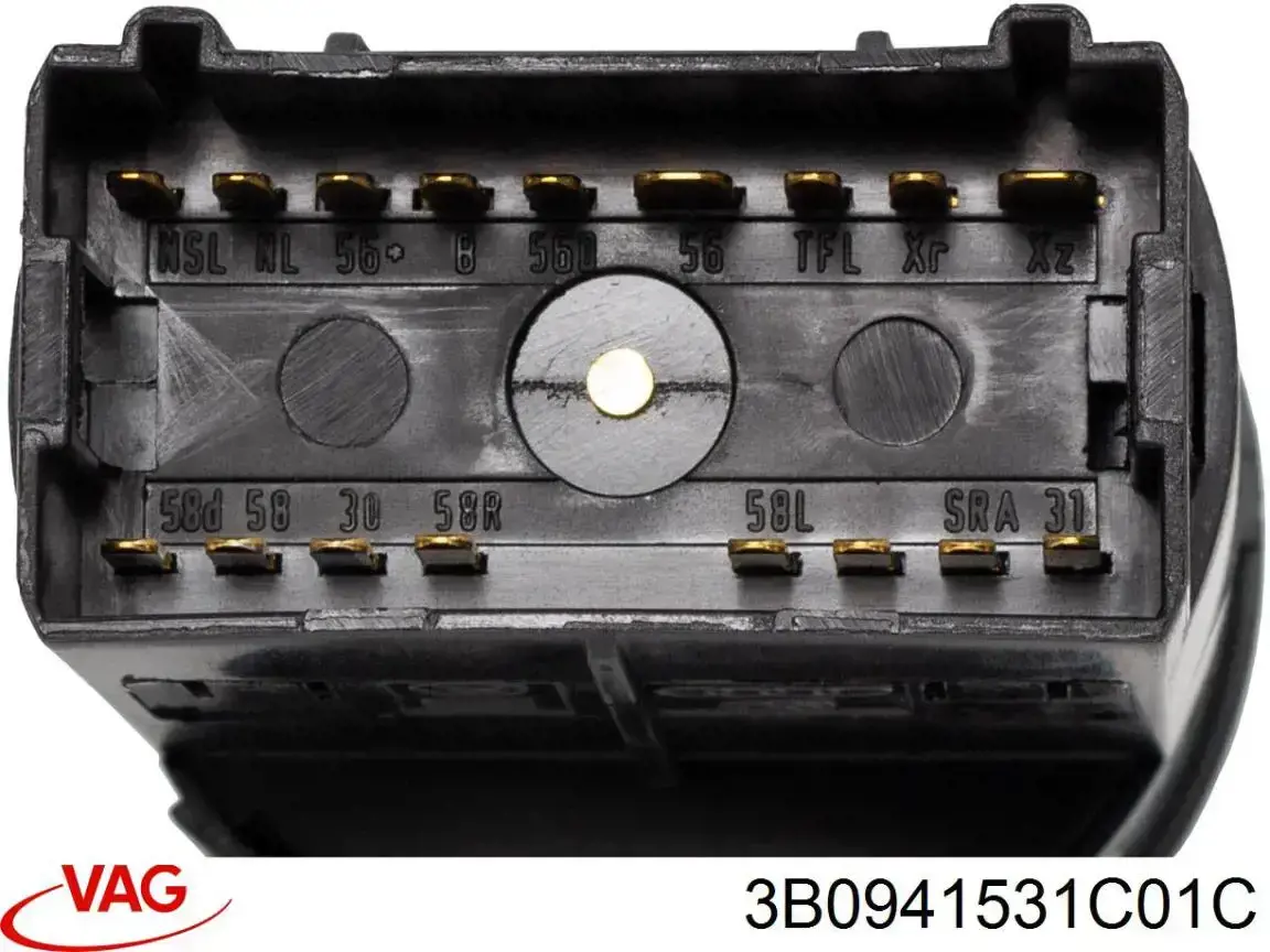 3B0941531C01C VAG interruptor de faros para "torpedo"