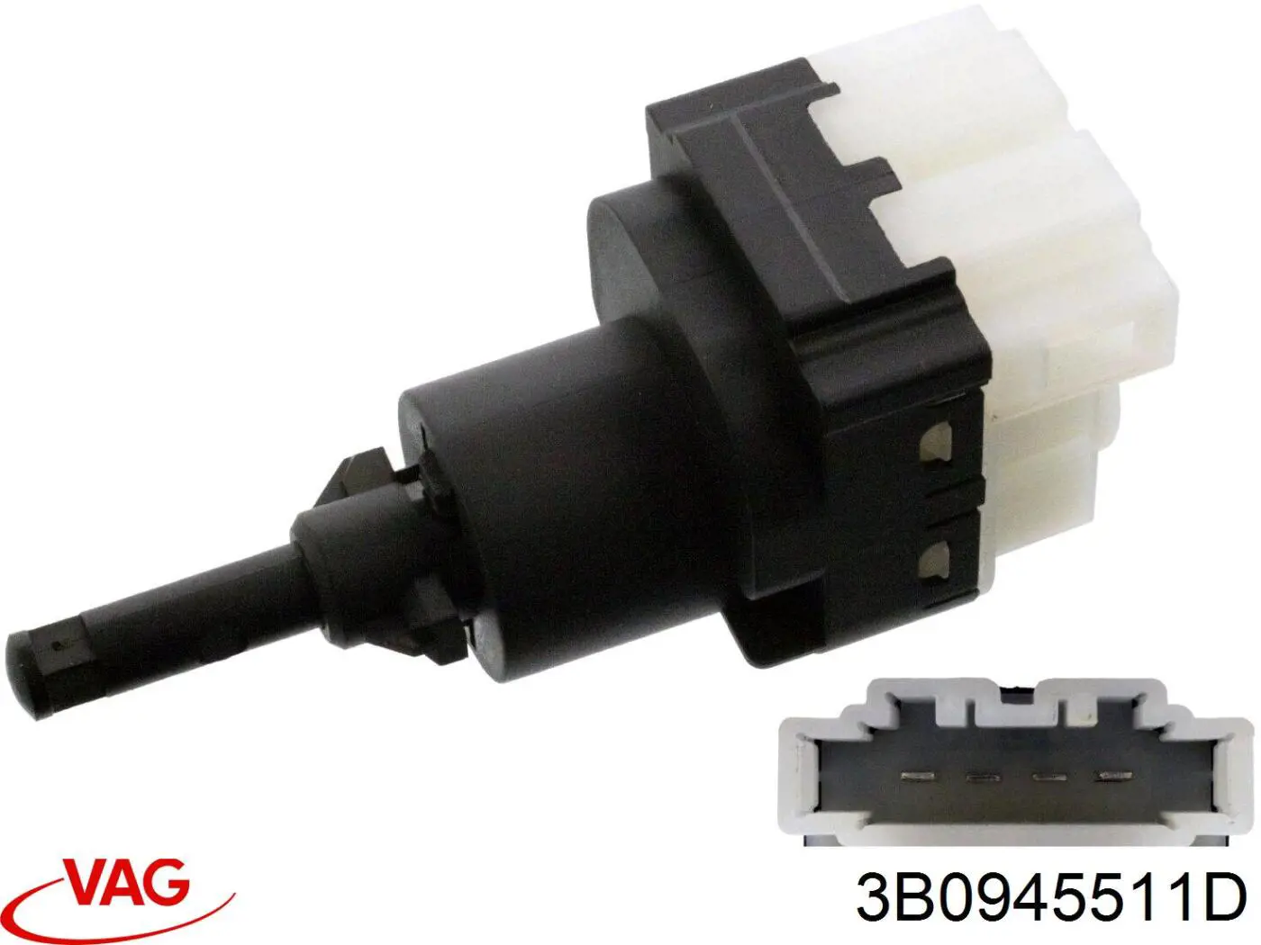 Interruptor de luz de freno 3B0945511D VAG