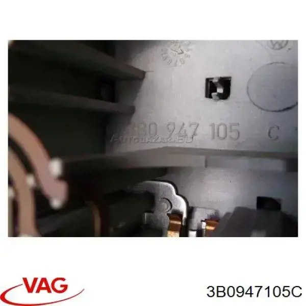 Luz de techo interior (cabina) VAG 3B0947105C9B9