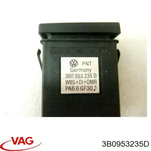 Boton de luz de emergencía 3B0953235D VAG