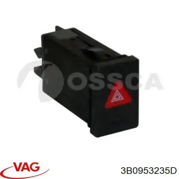 Interruptor warning VAG 3B0953235D